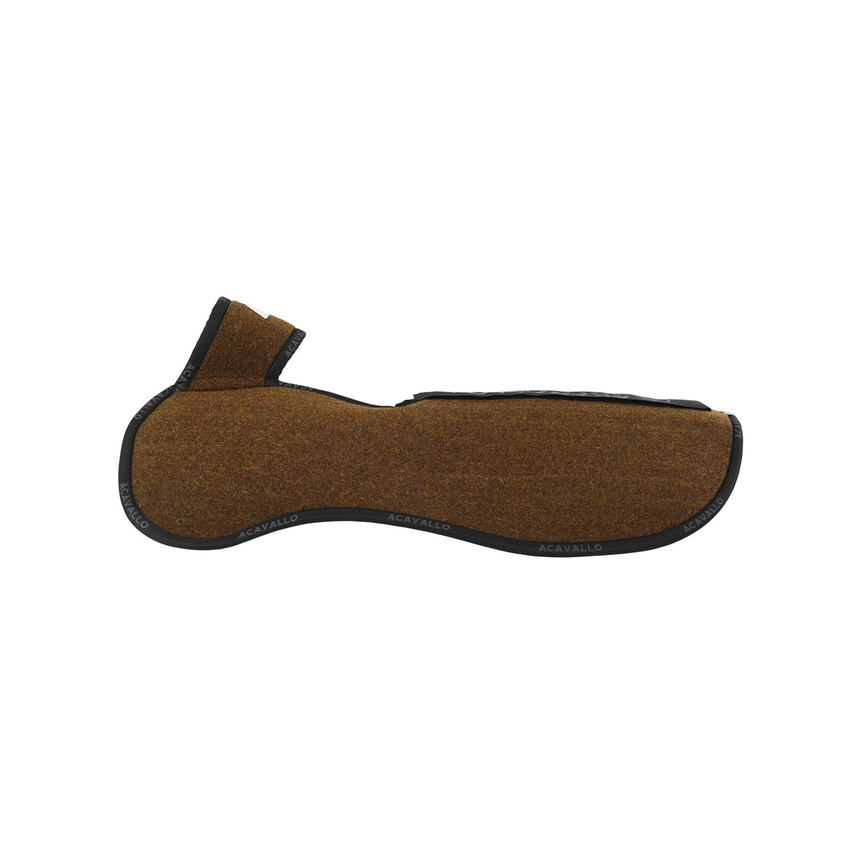 Pad Piuma WFS Pocket Double Felt Front & Rear Riser #colour_brown