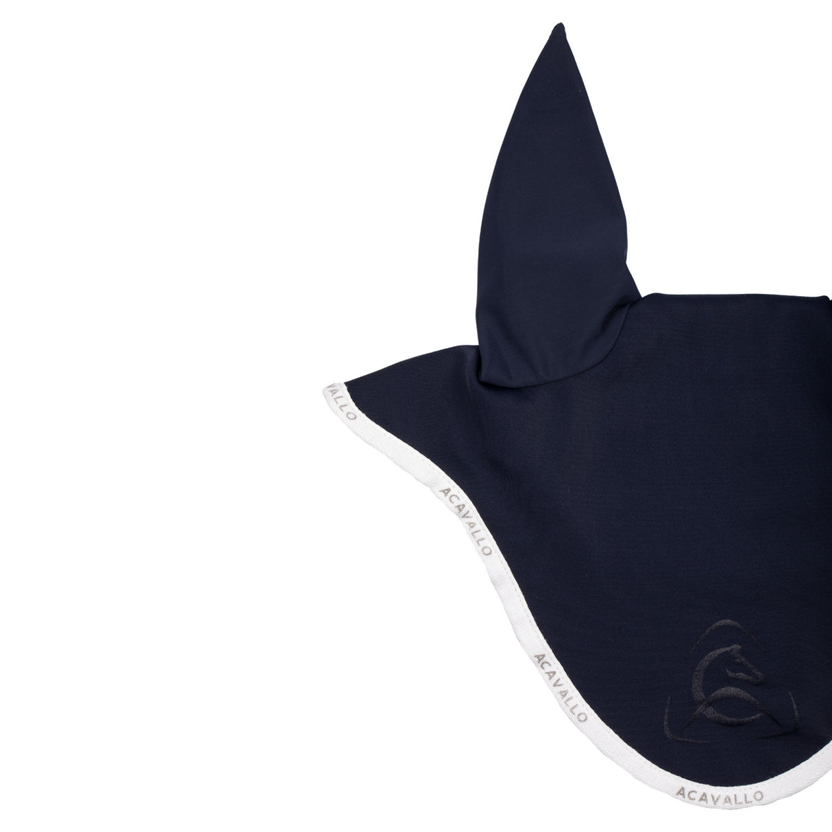 Elastane fly veil silicone logo