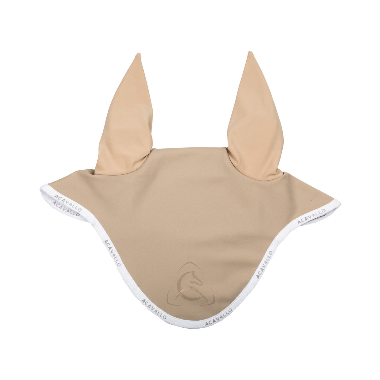 Elastane fly veil silicone logo