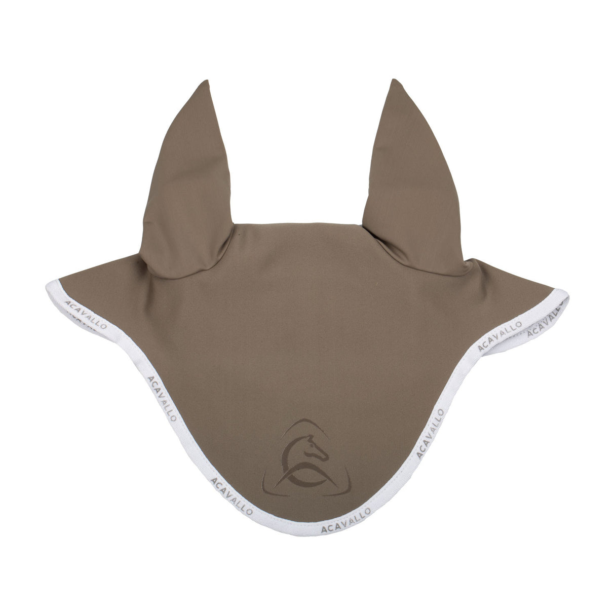Elastane fly veil silicone logo