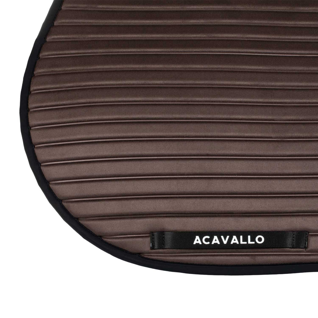Sublime striped jumping saddle pad in suede