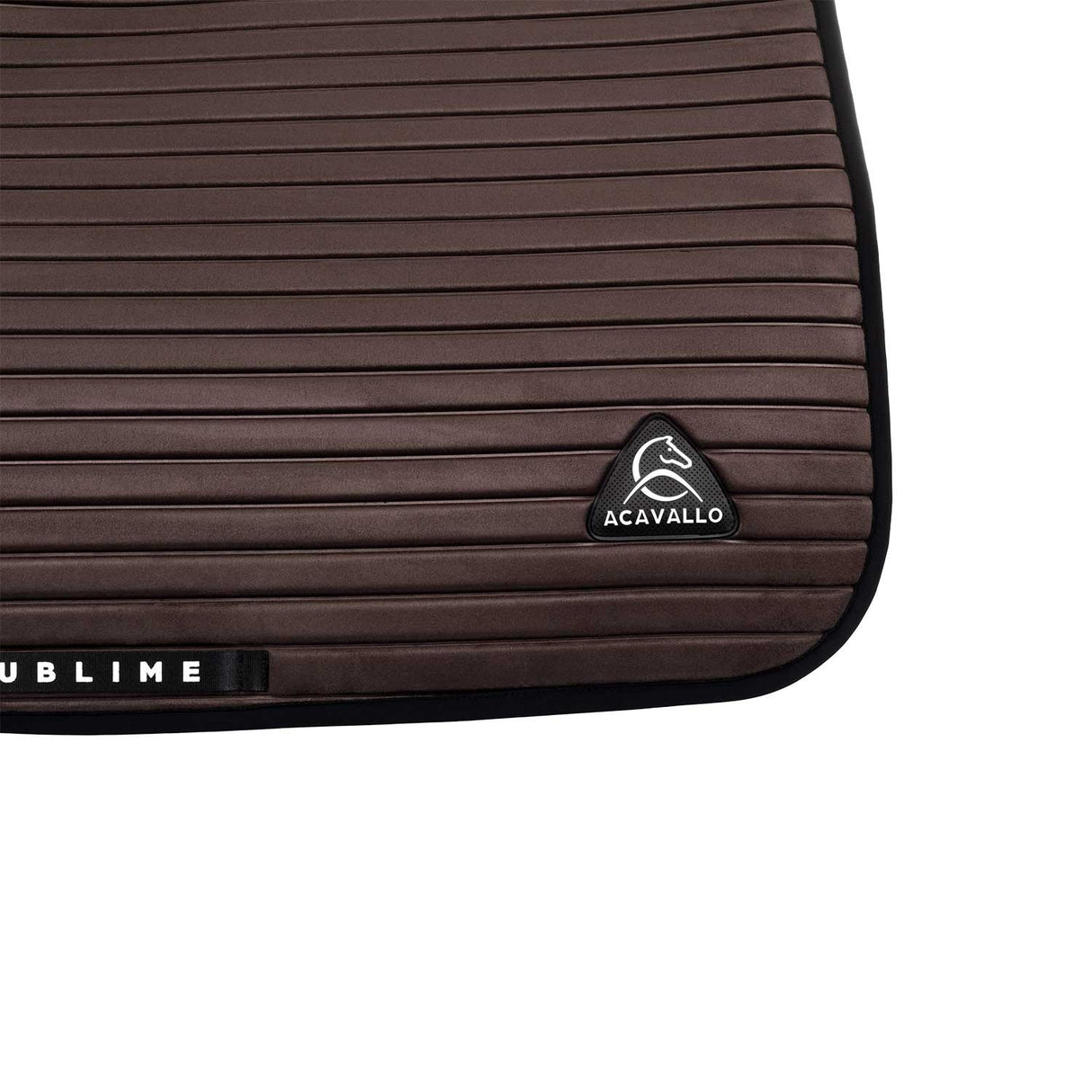 Sublime striped jumping saddle pad in technical fabric