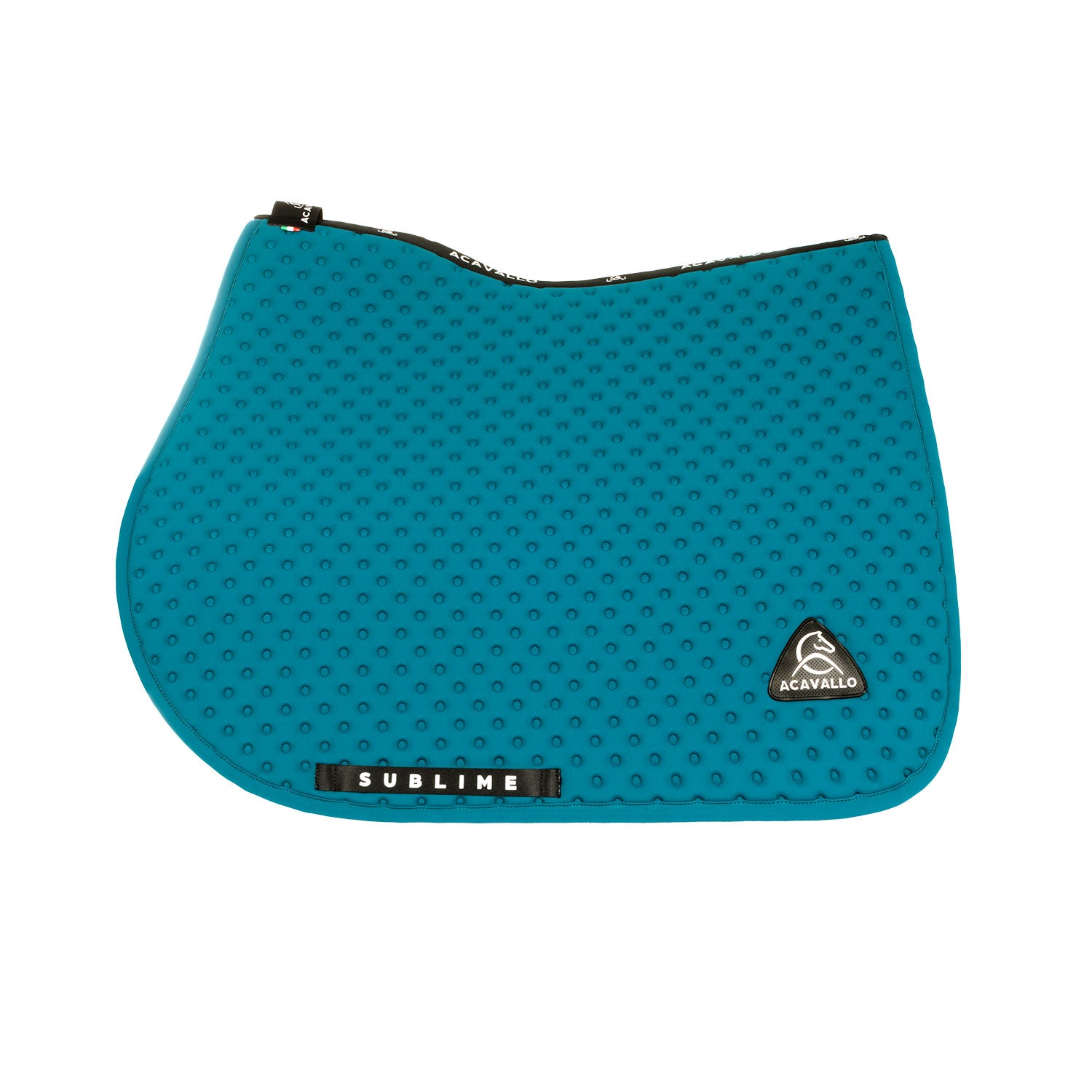 Acavallo Point Jumping Saddle Pad #colour_green
