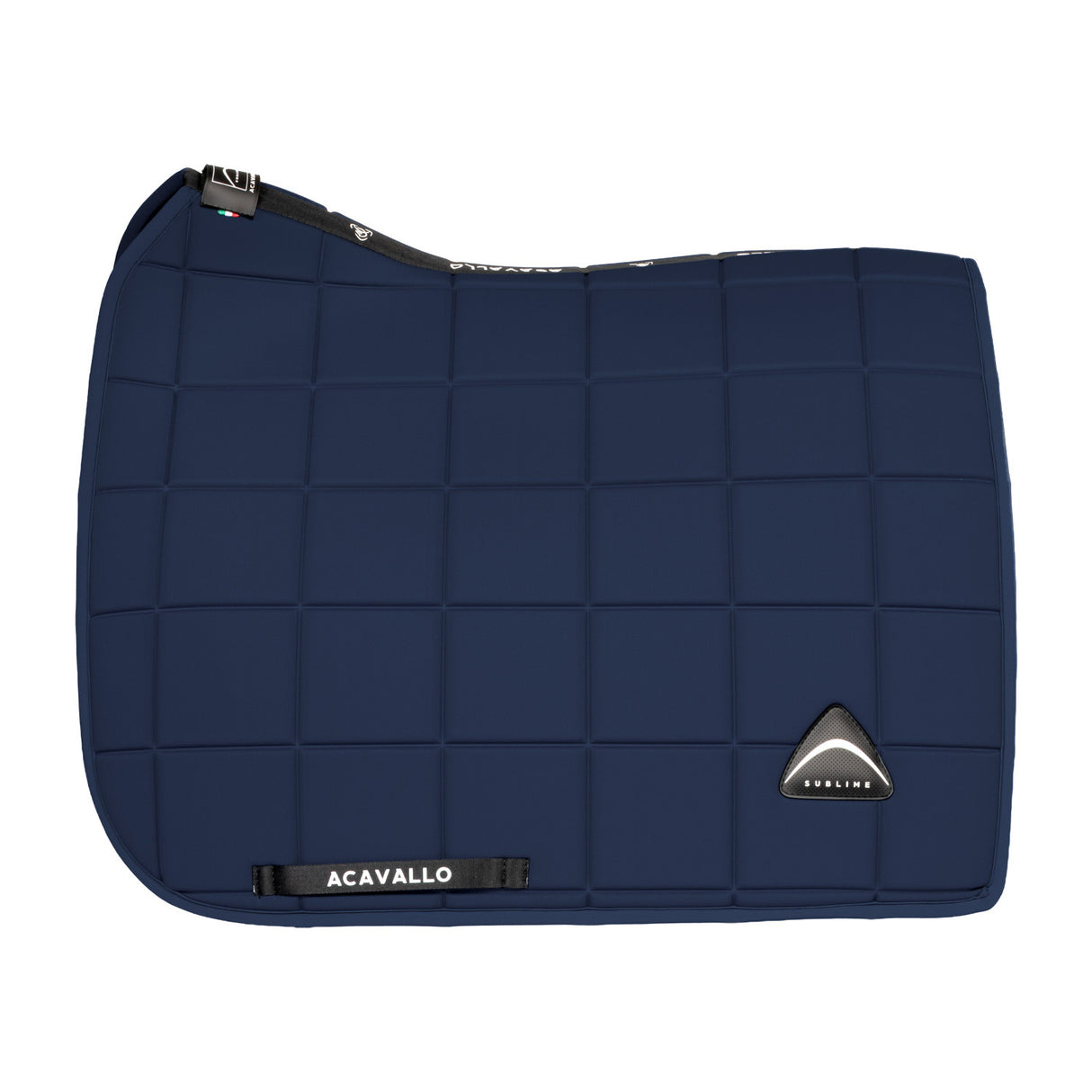 Sublime square dressage saddle pad in technical fabric