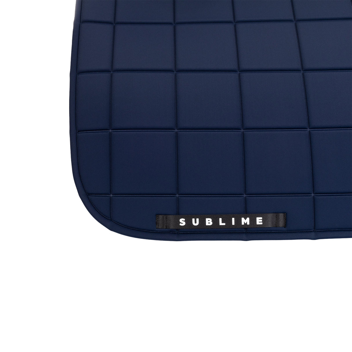 Acavallo Square Dressage Saddle Pad W/Square Back Corner #colour_blue
