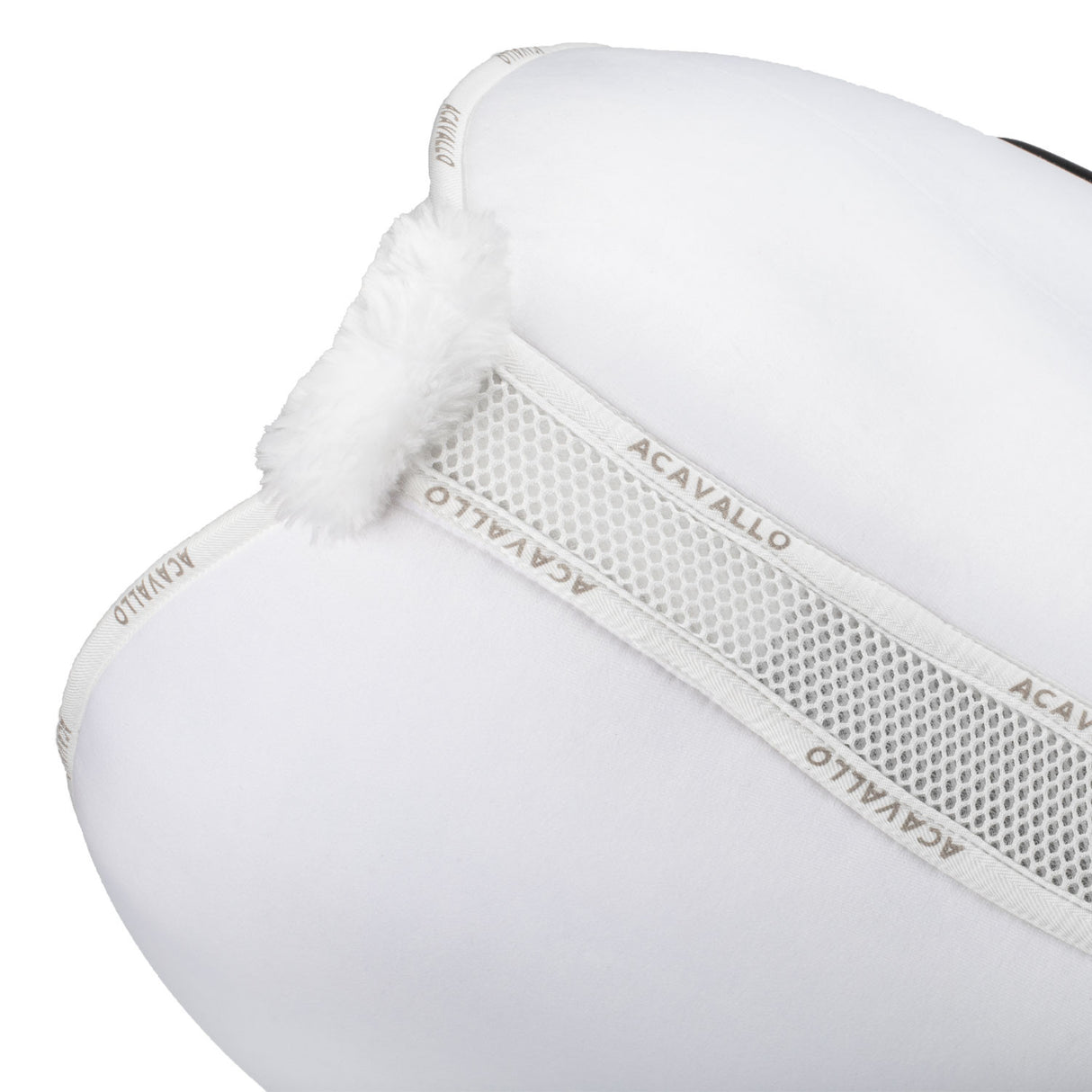 Saddle pad JS CW-3DS louvre shaped internal faux sheepskin