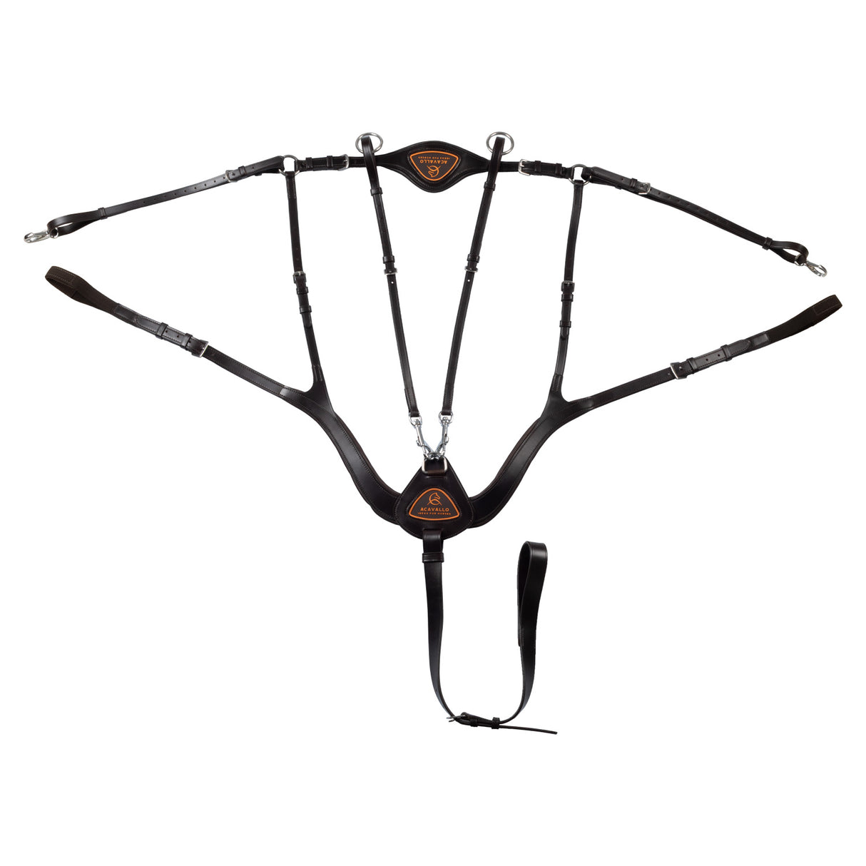 Acavallo Anatomical 5-Point Breastplate #colour_brown