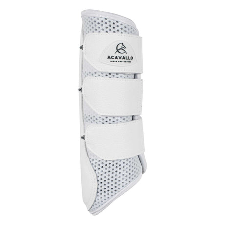 Acavallo Hind Brushing Boots Perforated Neoprene #colour_white