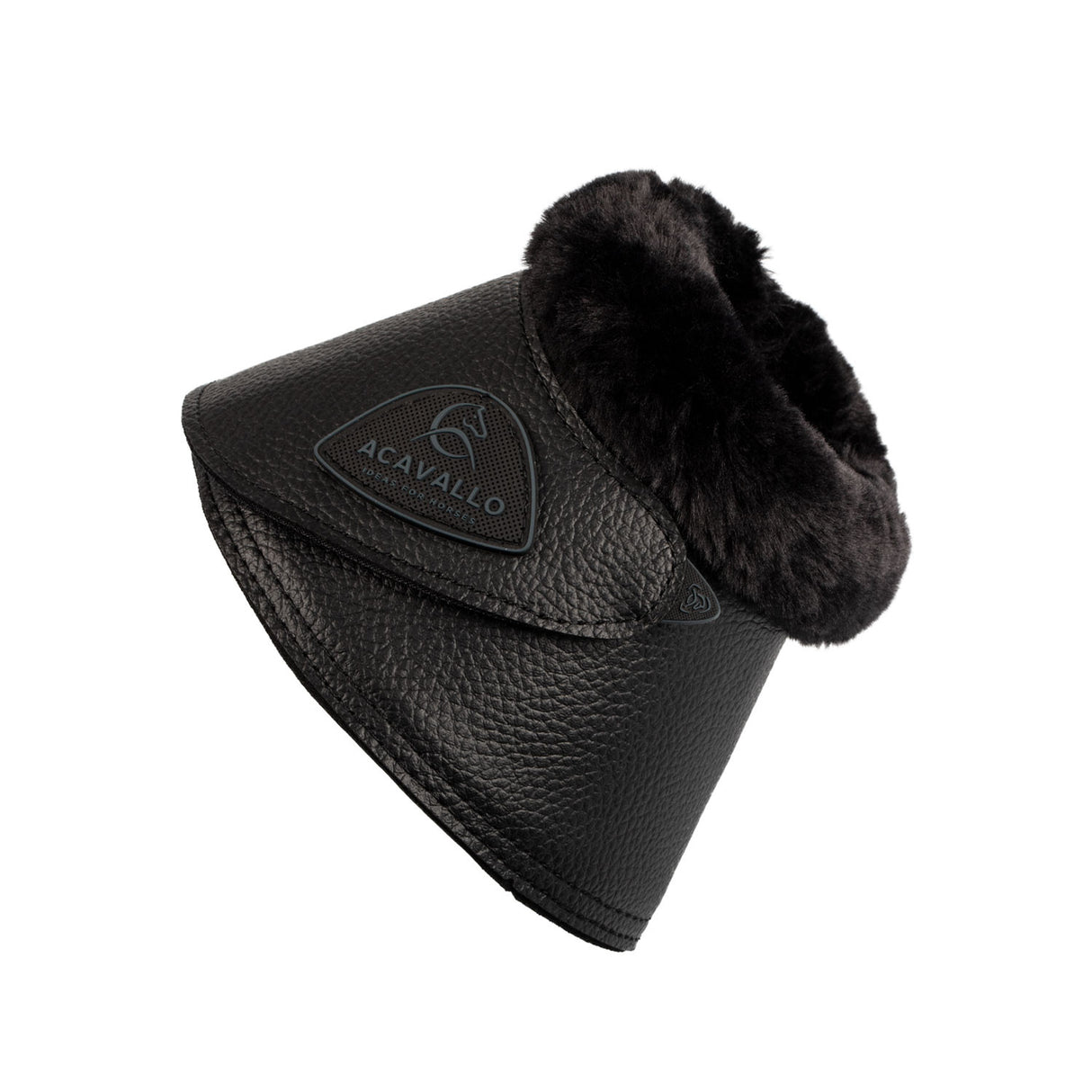 Bell boots faux sheepskin & hook-and-loop closure