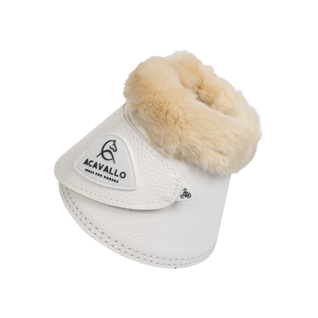 Bell boots faux sheepskin & hook-and-loop closure