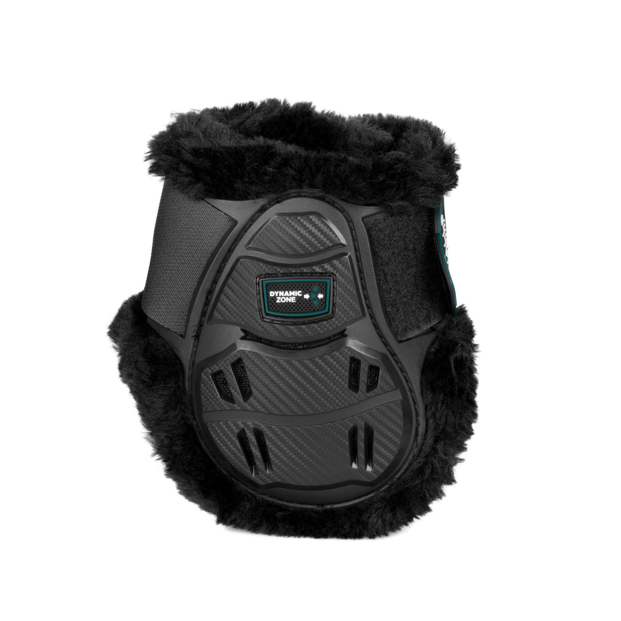 Skeleton Dynamic Zone fetlock boots with synthetic sheepskin