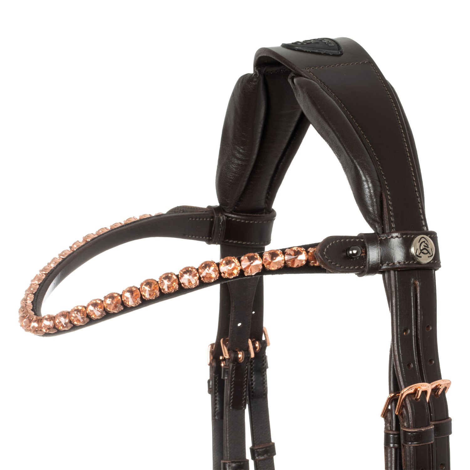Acavallo Ninfea Bridle Calfskin #colour_brown