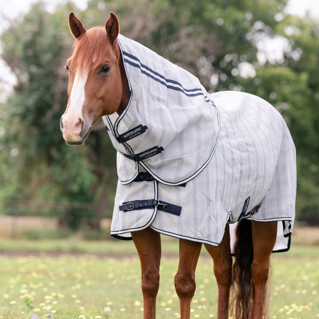 Horseware Ireland Newmarket Quarter Horse Plus Fly Sheet #colour_witney-navy