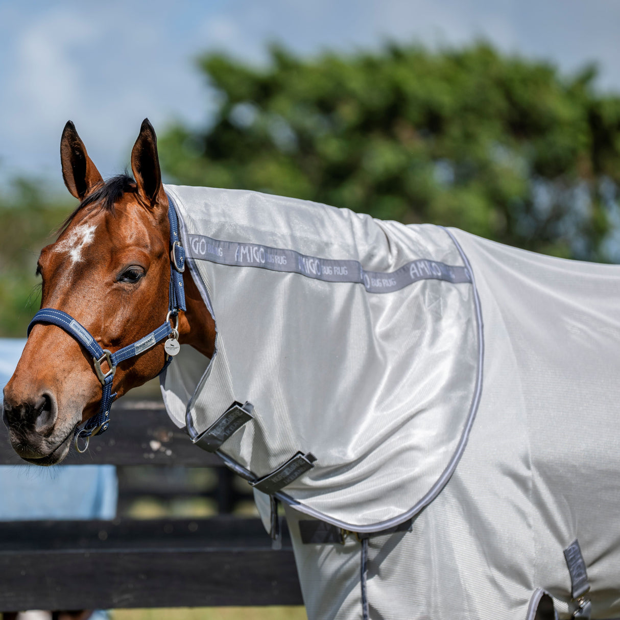 Horseware Ireland Amigo Bug Rug Plus #colour_silver-titanium-grey-silver