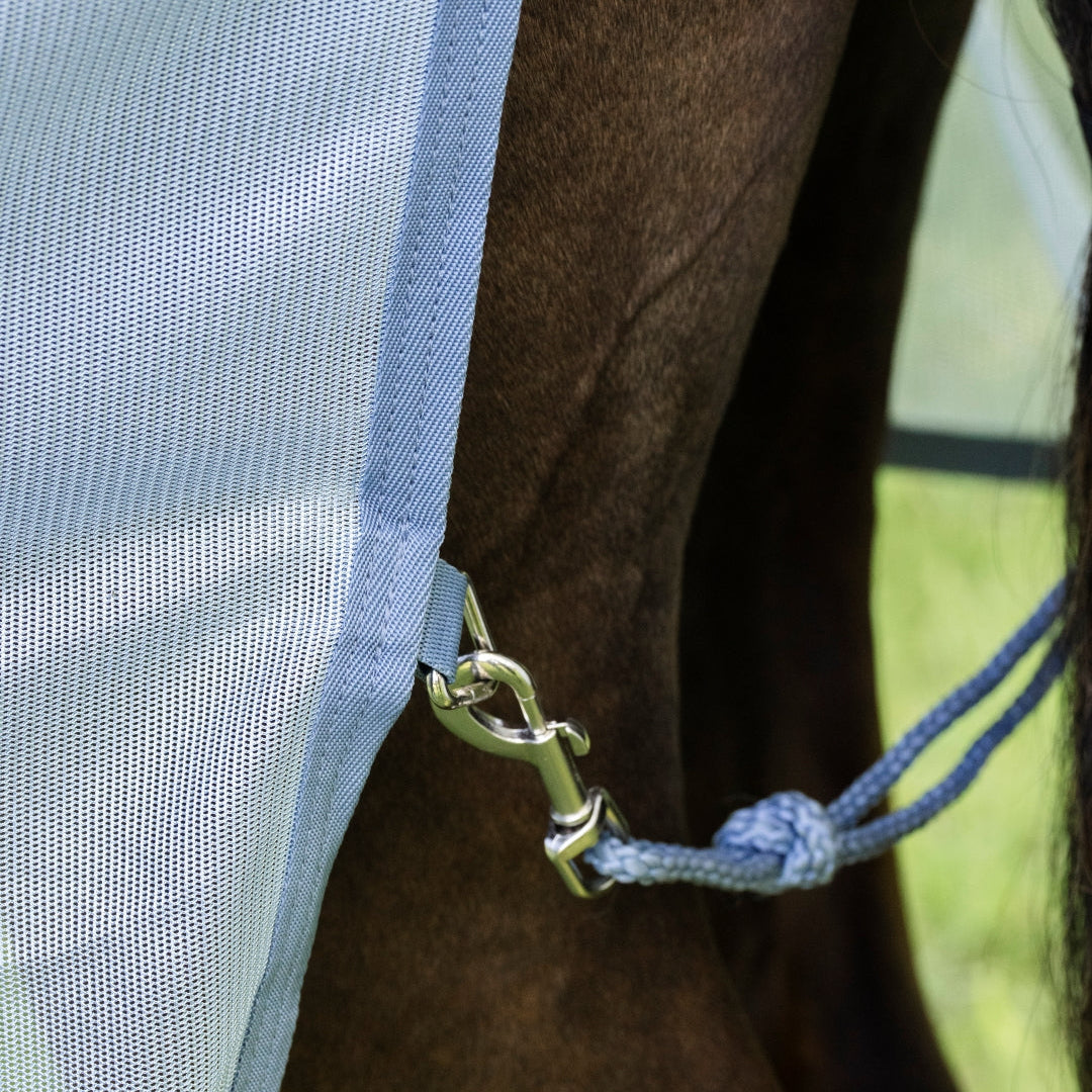 Horseware Ireland Amigo Bug Rug Fly Sheet #colour_heather-blue-blue-silver