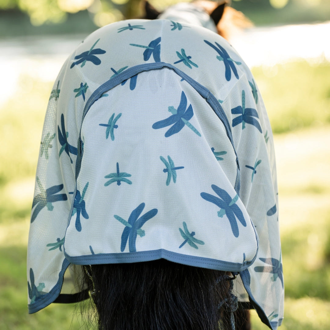 Horseware Ireland Amigo Petite Bug Rug #colour_dragonfly-print-silver-blue-sage