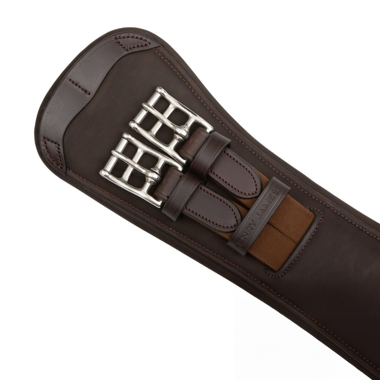 Henry James Athletic Anatomic Short Girth #colour_havana-brown