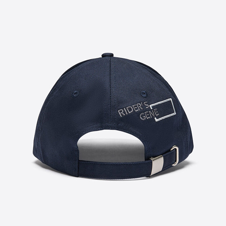 Rider's Gene Print Baseball Cap #colour_navy