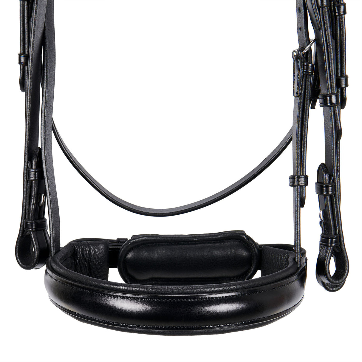Leather dressage bridle