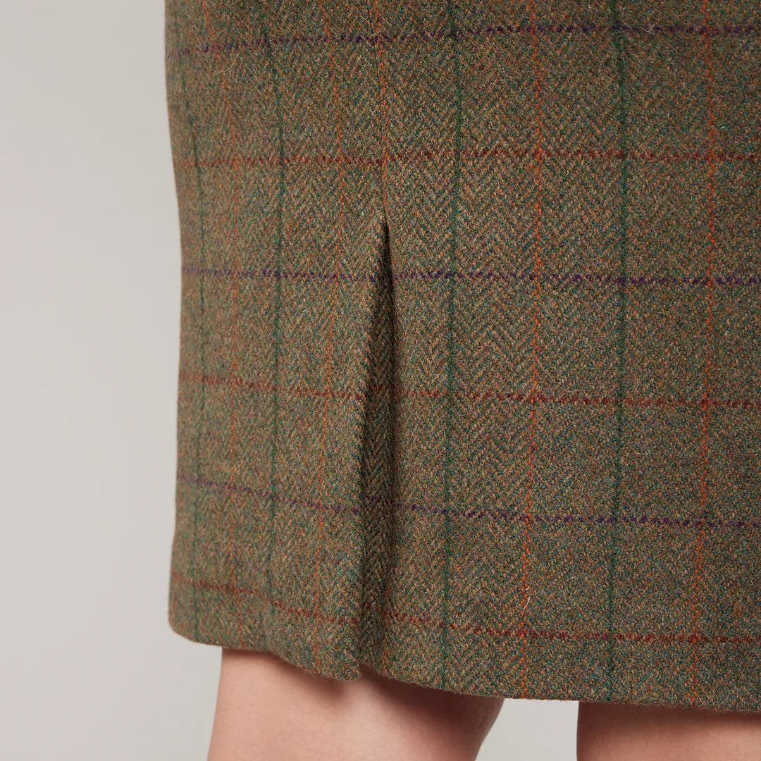 Toggi Ladies Balvenie Tweed Skirt #colour_castleton-tweed