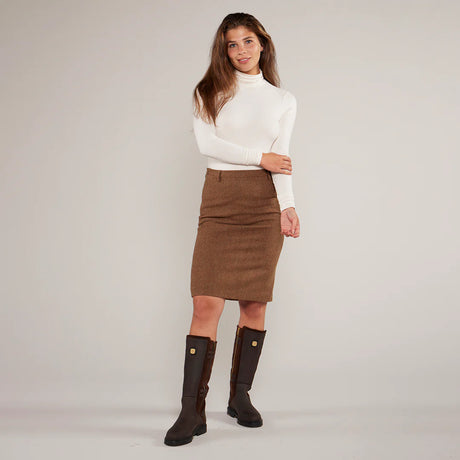 Toggi Ladies Balvenie Tweed Skirt #colour_linton-tweed