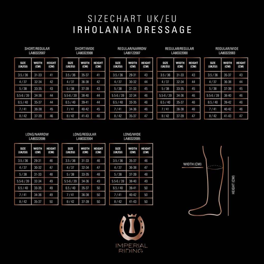 Imperial Riding Olania Wide Dressage Riding Boots