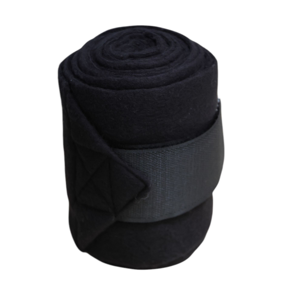 Equi-Sential Fleece Bandages #colour_black