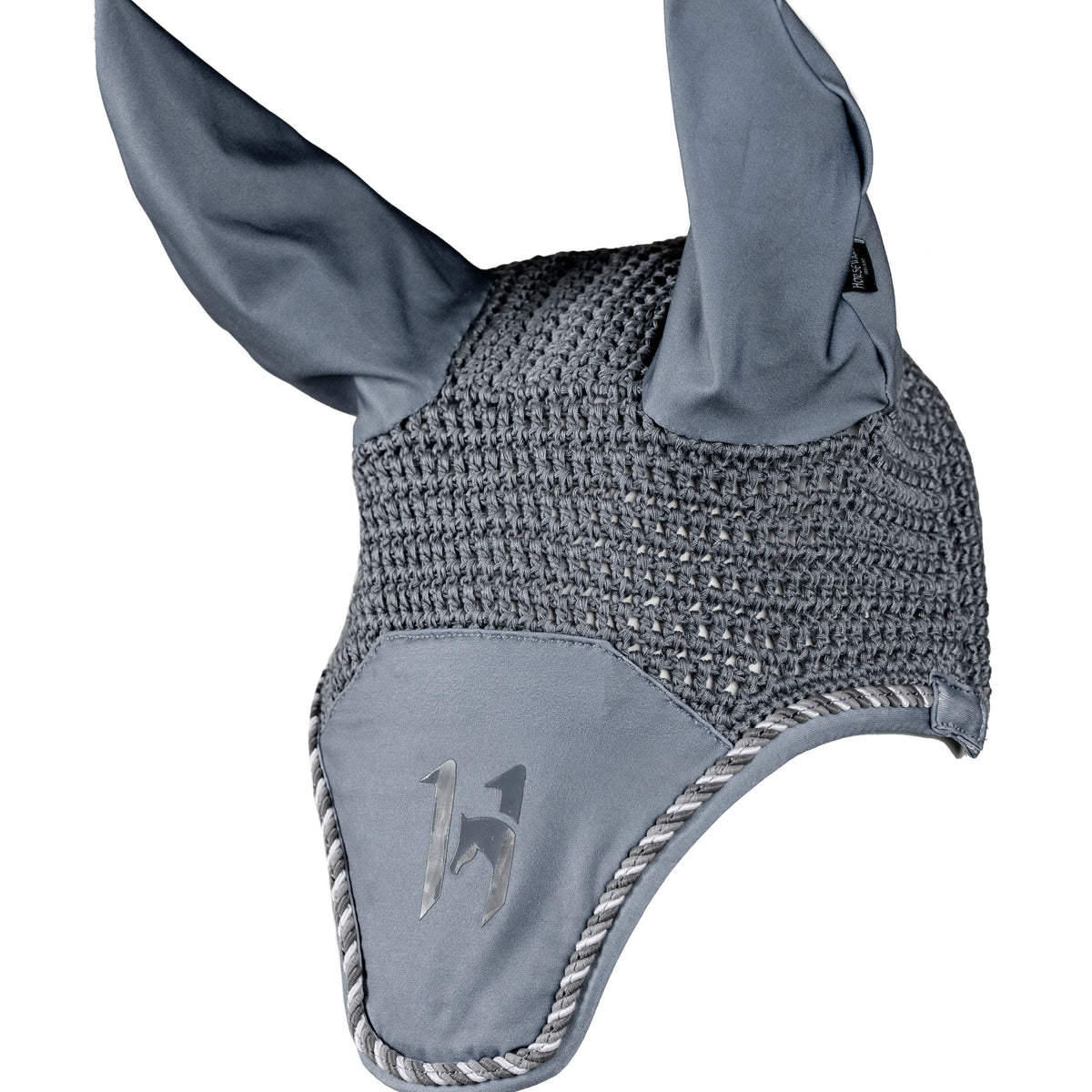 Horseware Ireland Newmarket Ear Net #colour_witney-charcoal
