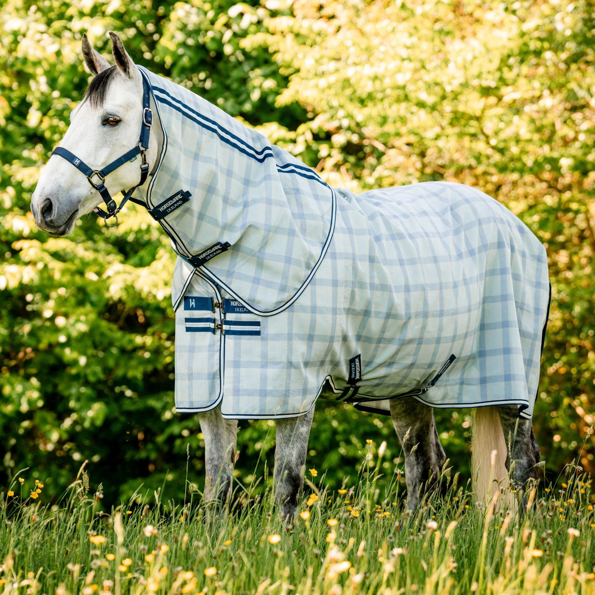 Horseware Ireland Newmarket Plus Fly Sheet #colour_witney-navy