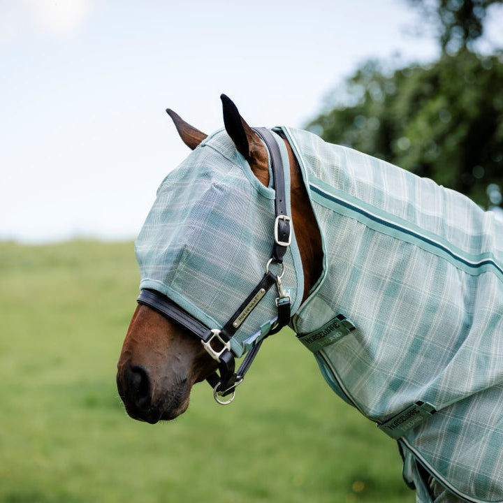 Horseware Ireland Newmarket No Ears Fly Mask #colour_witney-dynasty