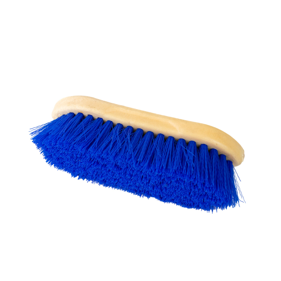 GS Equestrian & Country Plastic Dandy Brush #colour_blue