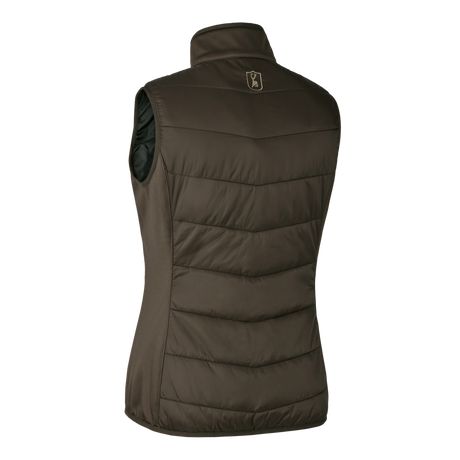Deerhunter Women's Heat Padded Waistcoat #colour_wood