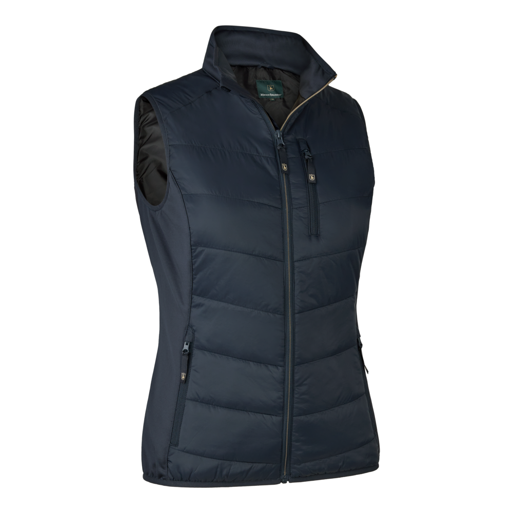Deerhunter Women's Heat Padded Waistcoat #colour_dark-blue