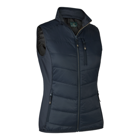 Deerhunter Women's Heat Padded Waistcoat #colour_dark-blue