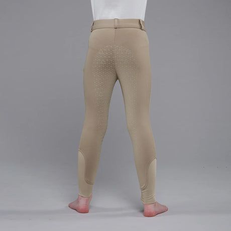 Toggi Children's Dartmoor Thermal Full Seat Breeches #colour_beige