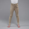 Toggi Children's Dartmoor Thermal Full Seat Breeches #colour_beige