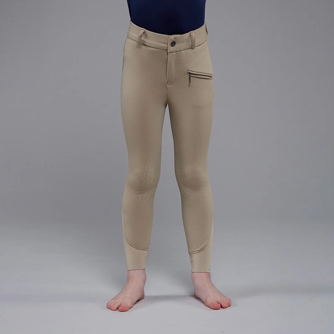 Toggi Children's Dartmoor Thermal Silicone Knee Breeches #colour_beige