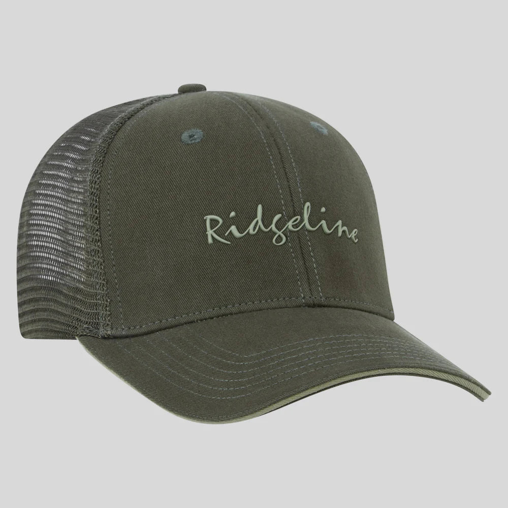 Ridgeline Signature Trucker Cap #colour_deep-forest