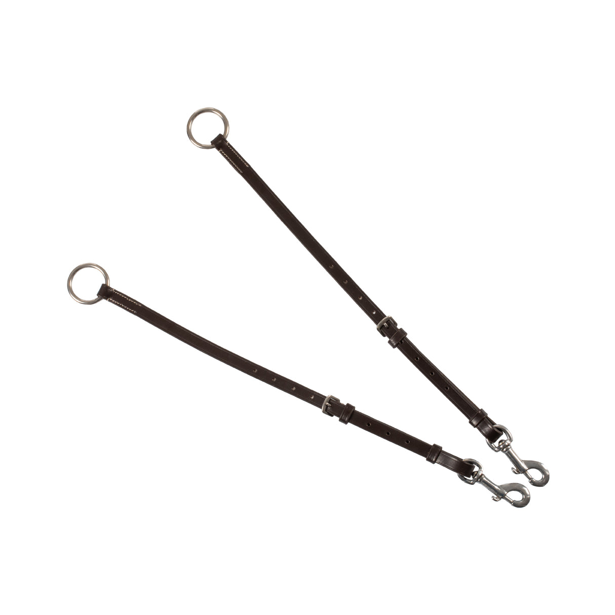 Equestro Tanned Leather Fork Breastplate #colour_brown