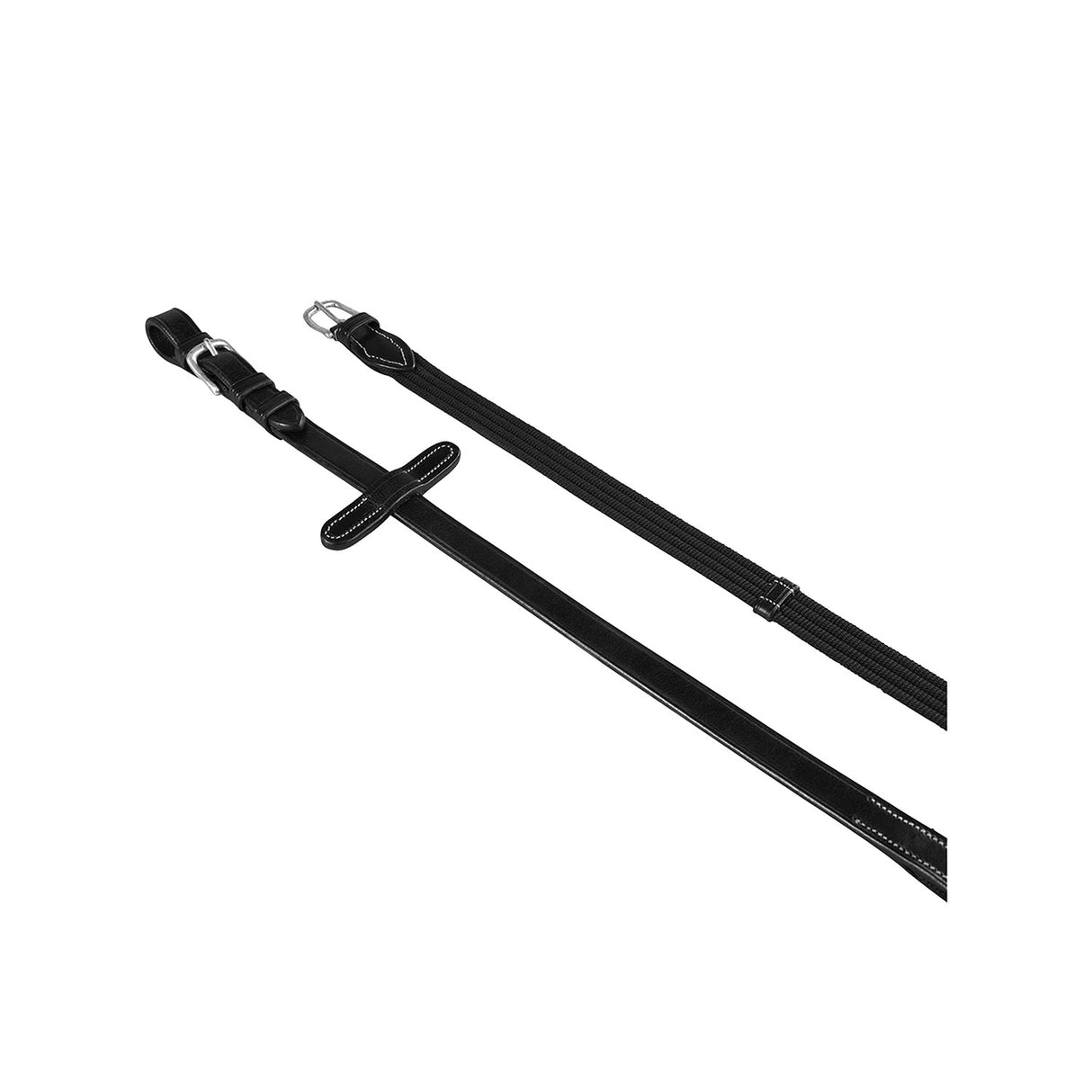 Equestro Reins For English Bridle With Silver Buckles