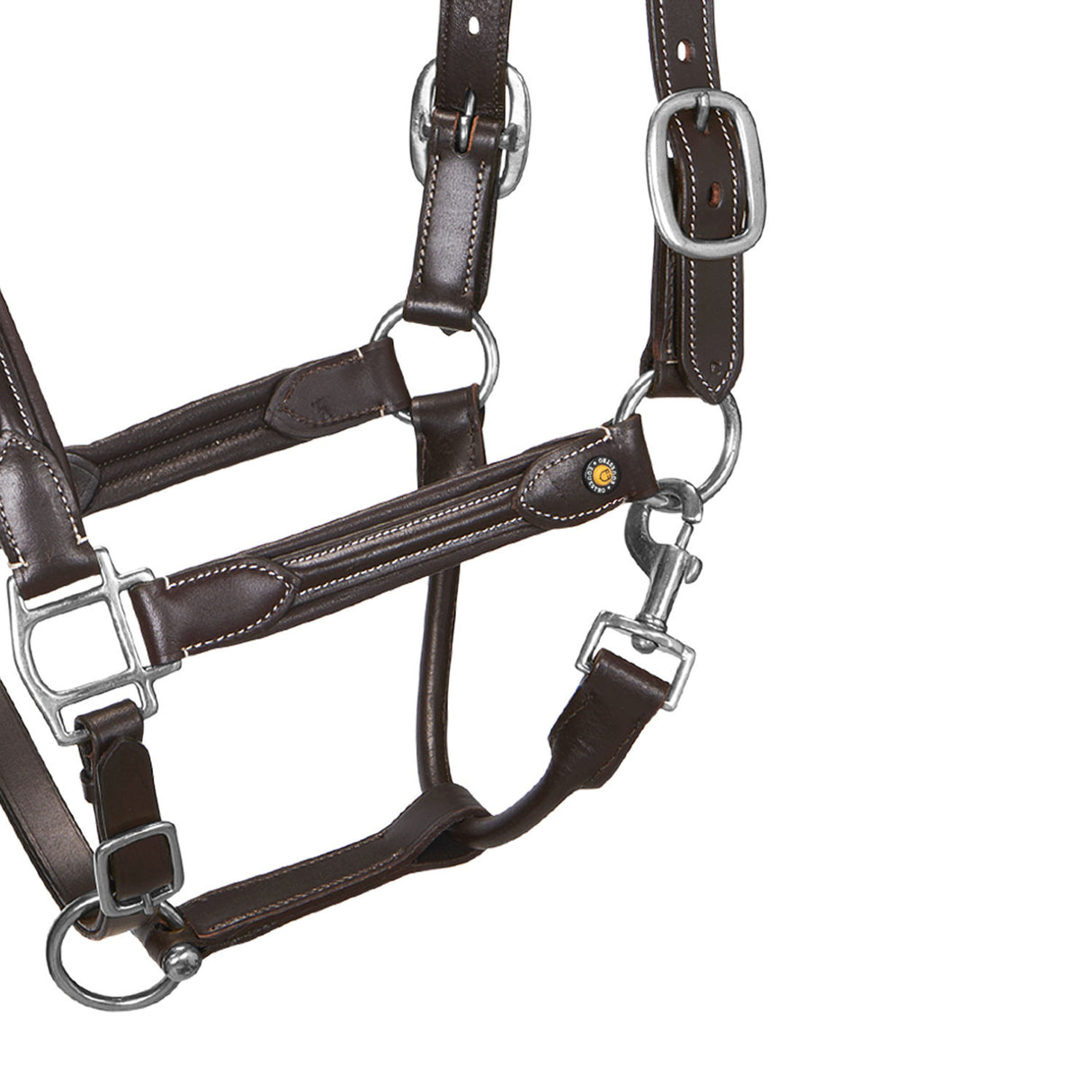 Soft leather halter with durable buckles NEW