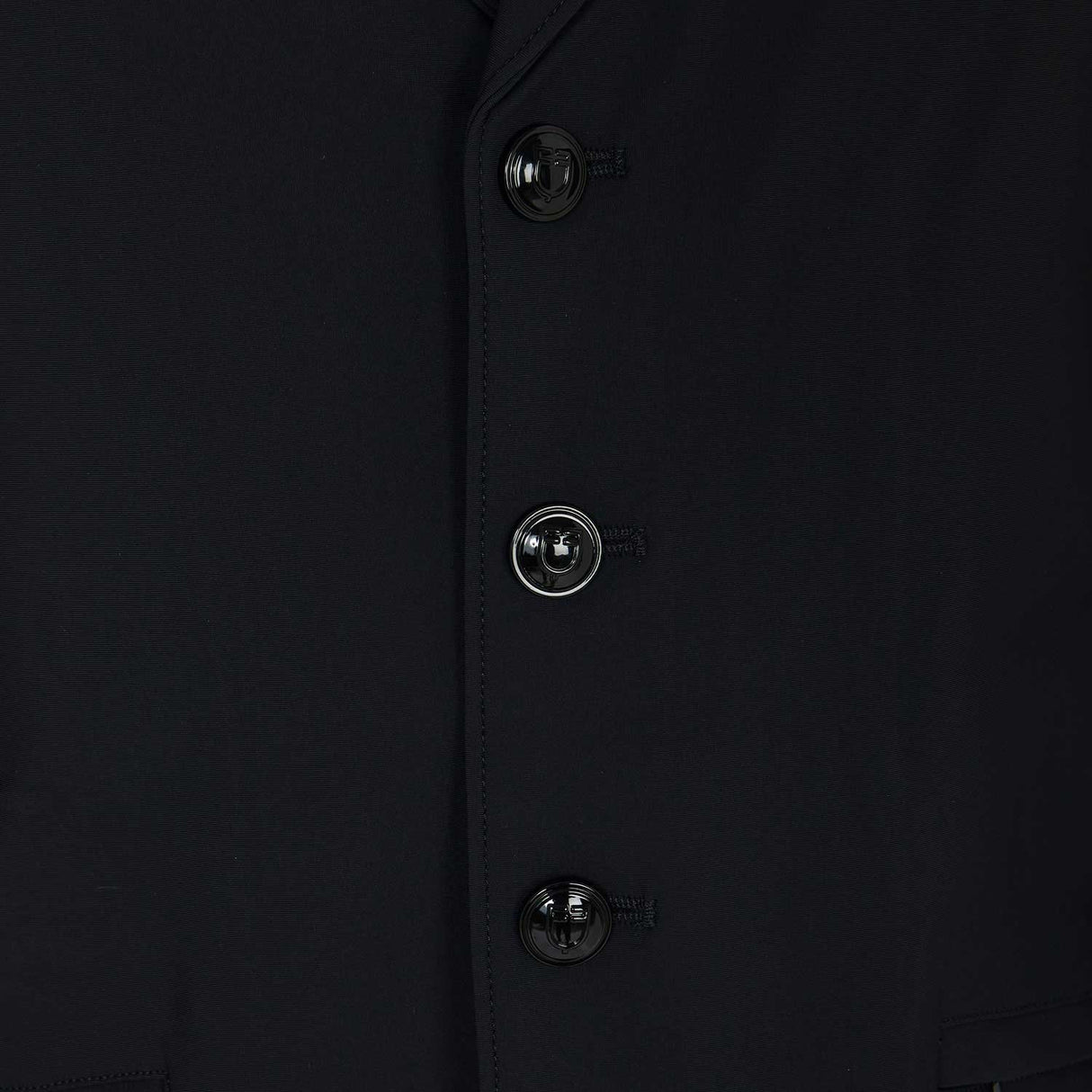 Equestro Men's Anatomical Four-Button Competition Jacket #colour_black