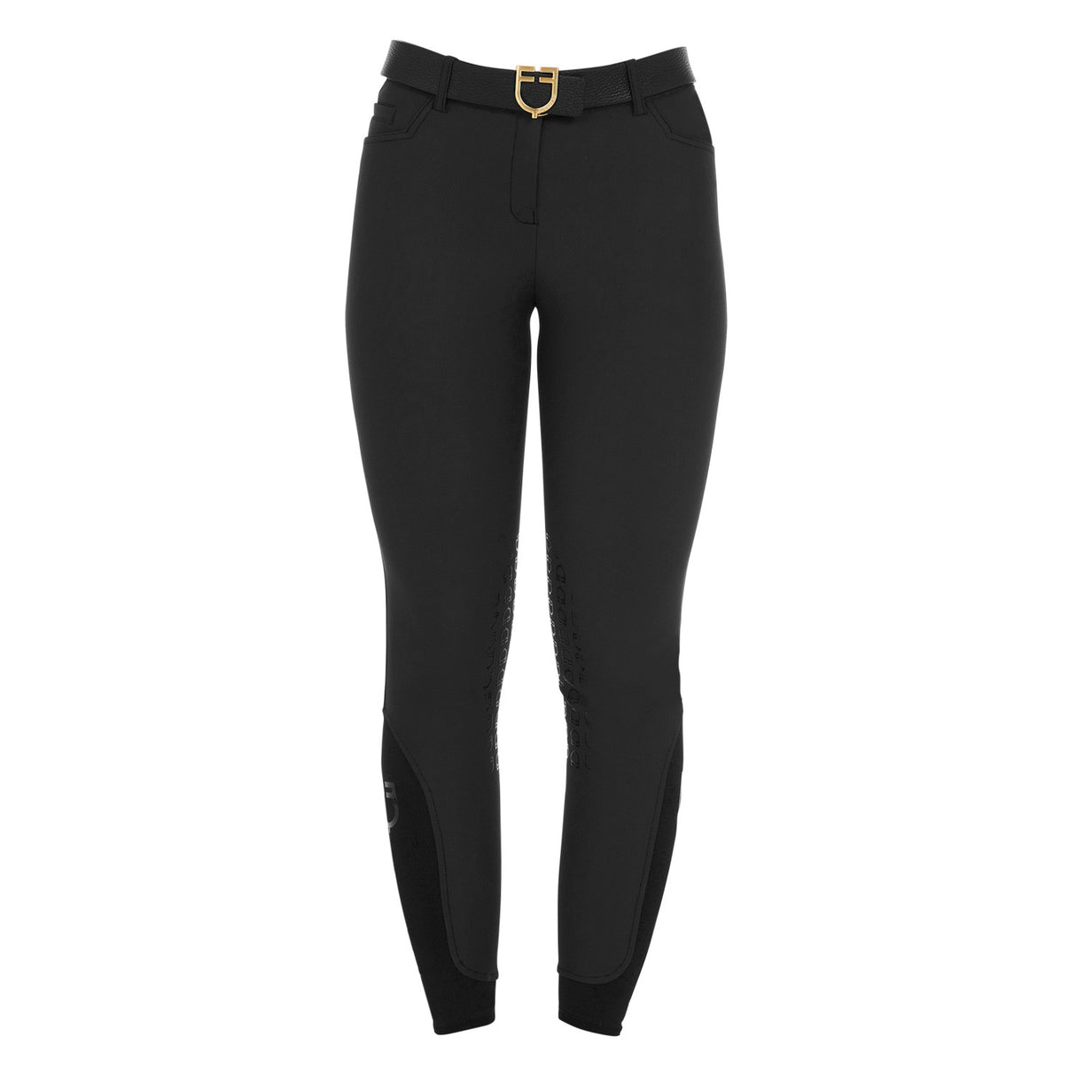 Women's slim fit grip breeches with logo