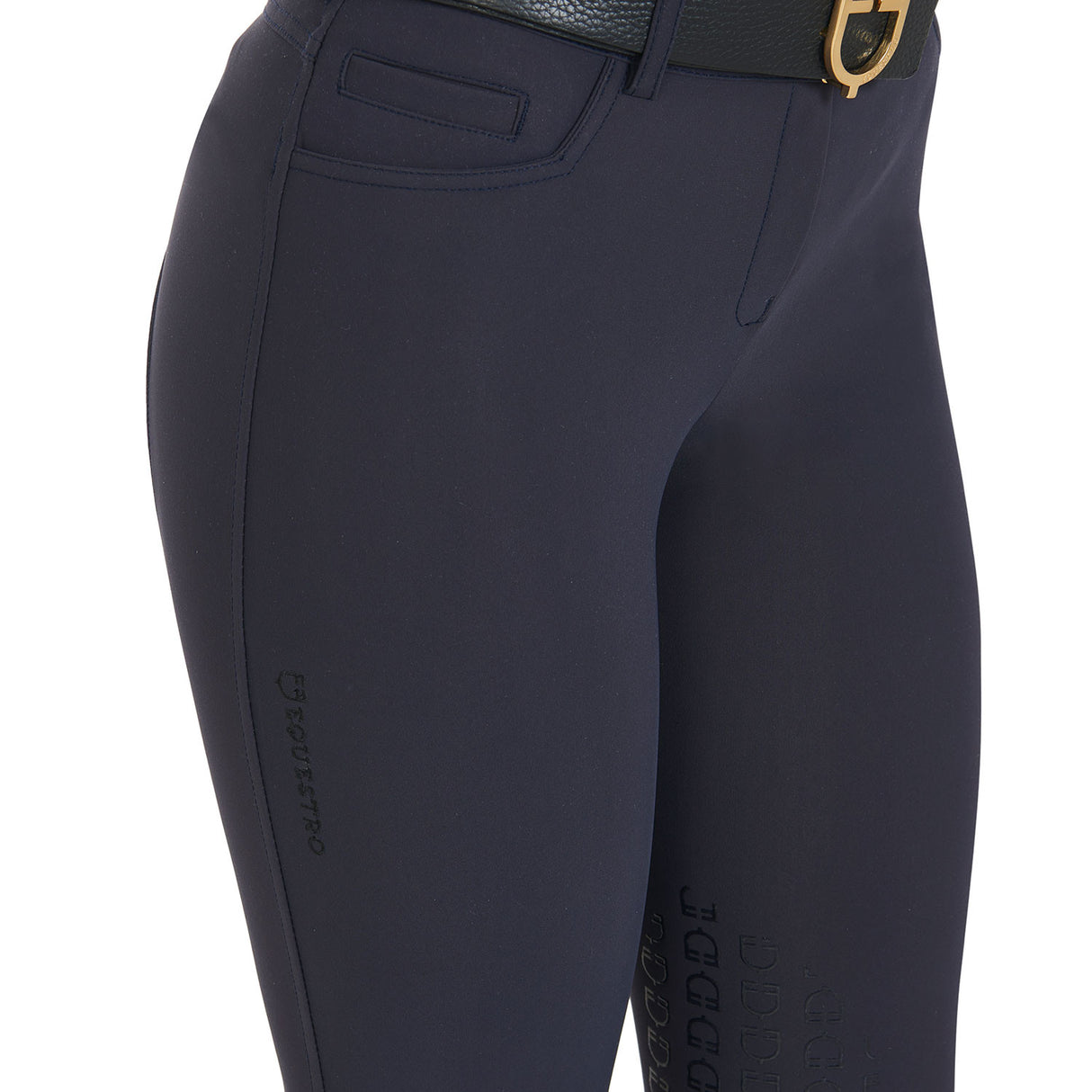 Women's slim fit grip breeches with logo