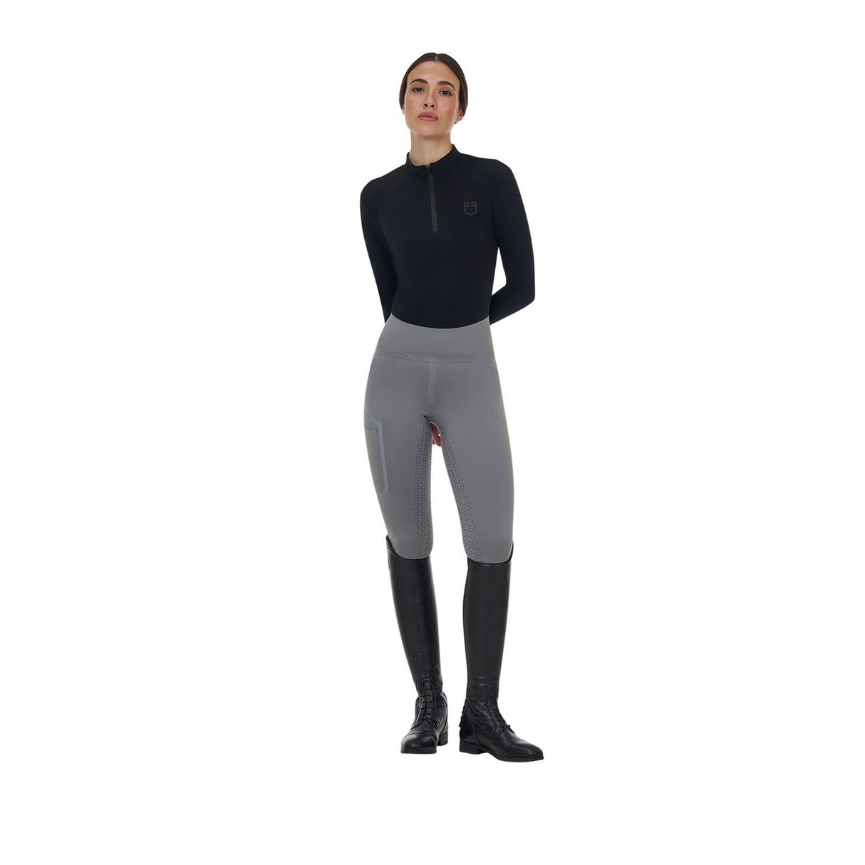 Equestro Ridertechnology women's high waisted full grip leggings