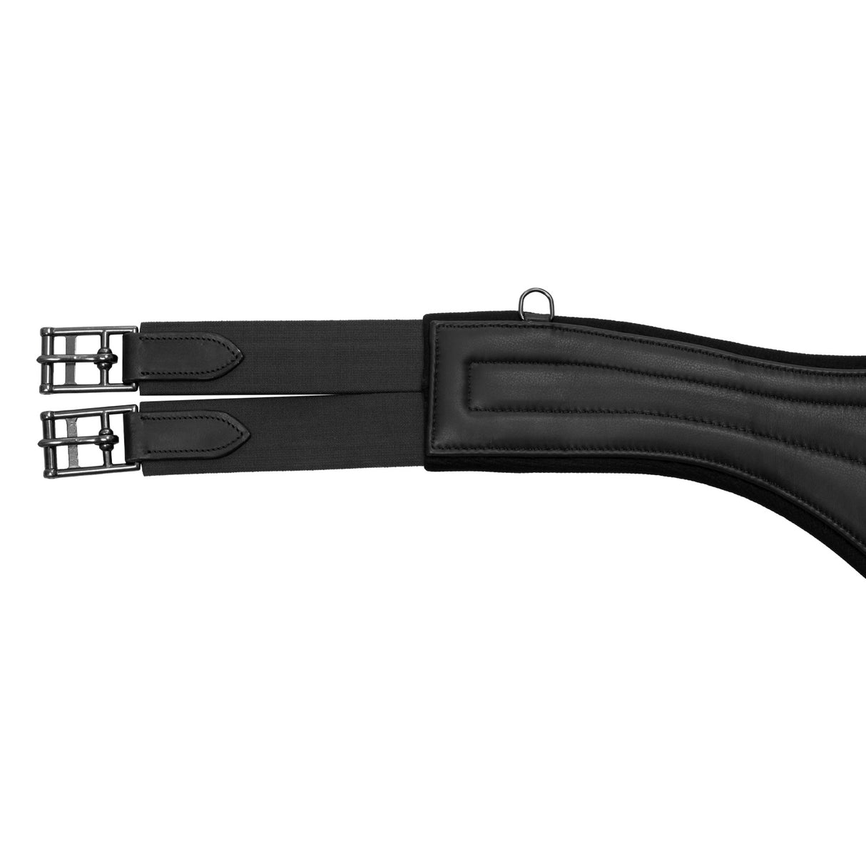 Equestro Jumping Stud Guard Girth #colour_black