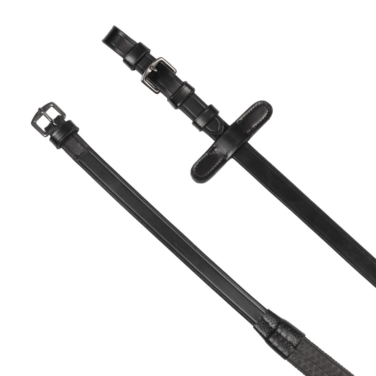 Leather bridle with black clincher