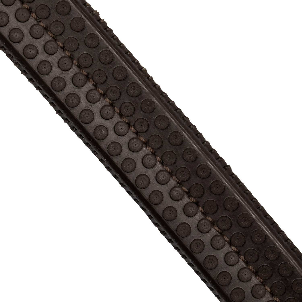 Black leather anatomical bridle with rhinestones