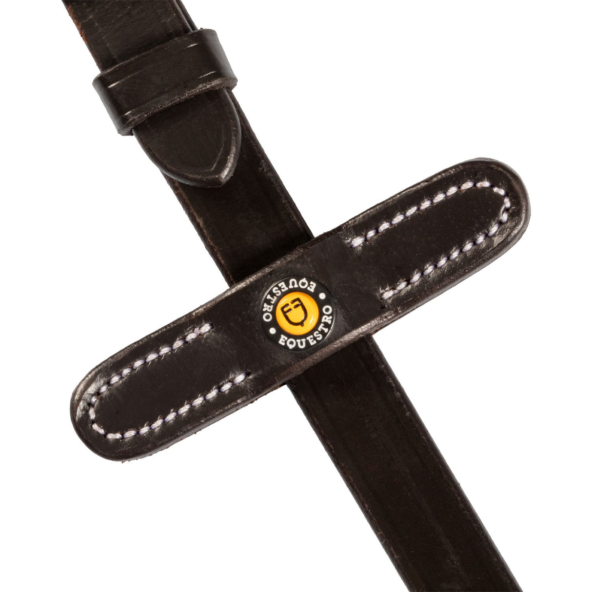 Leather reins with rubber grip
