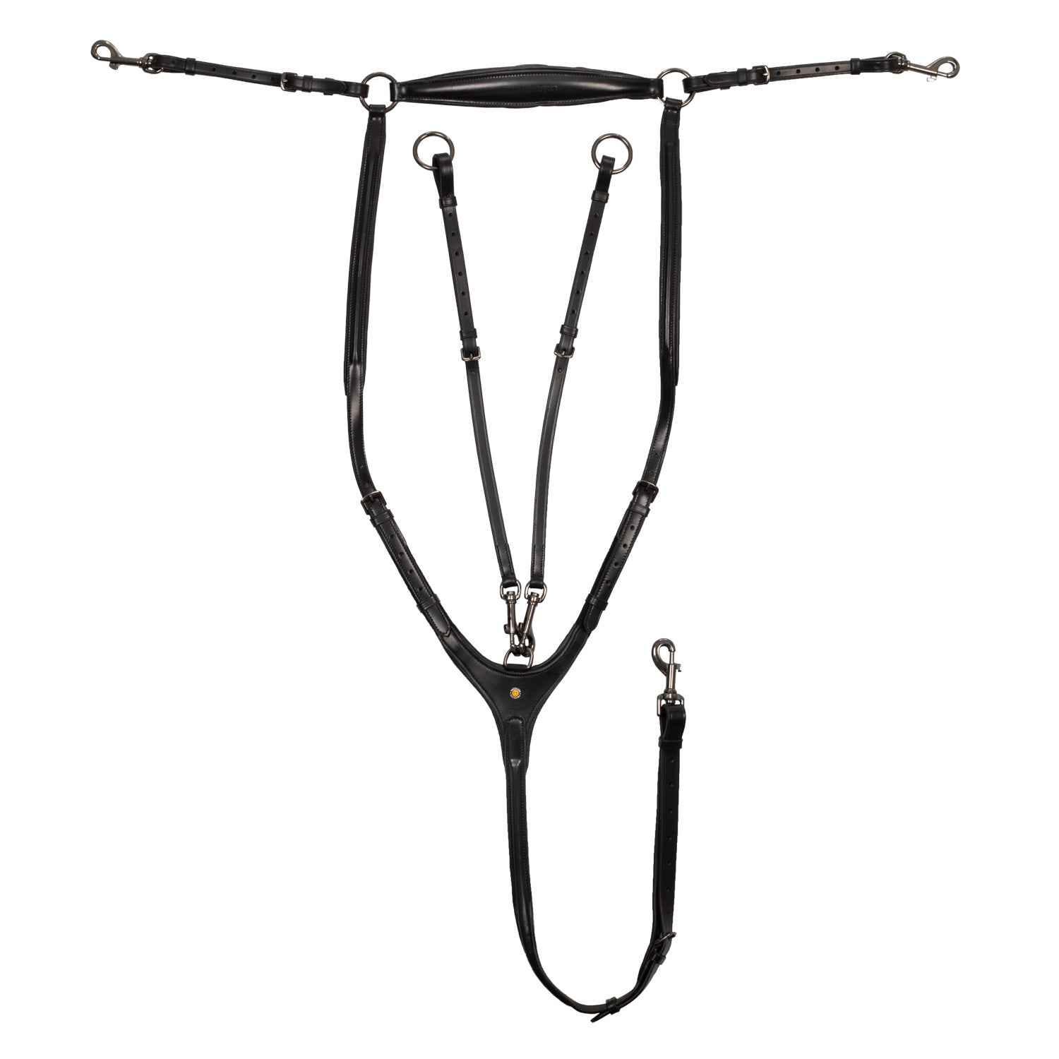 Equestro Removable Martingale Leather Pectoral